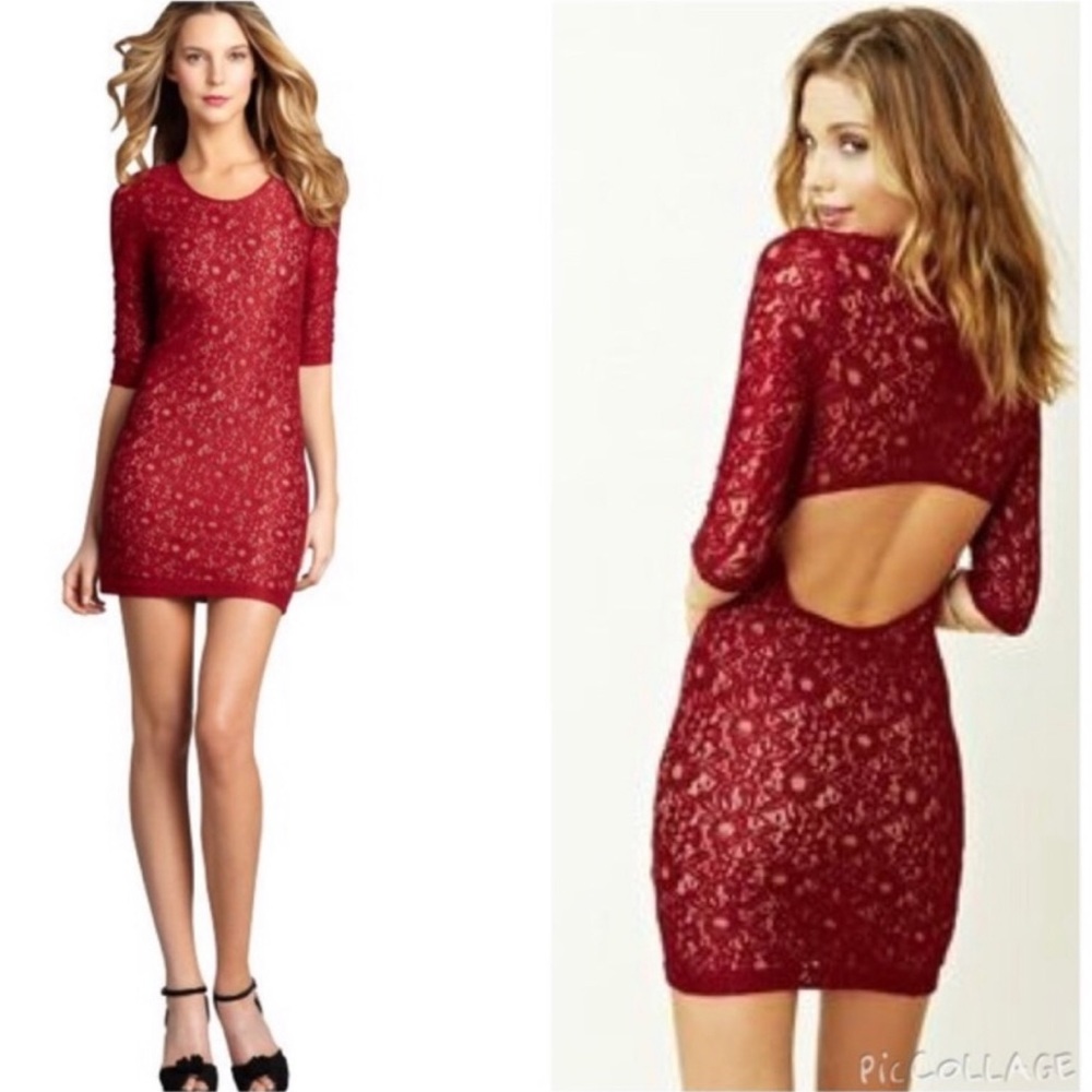Lovers & Friends Swayback Lace Dress